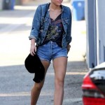 Miley Cyrus Loves Her Denim Shorts!